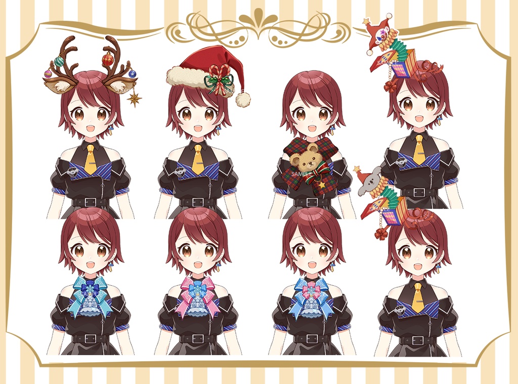 【Live2Dアイテム】Saint Christmas/単品/Live2D Asset