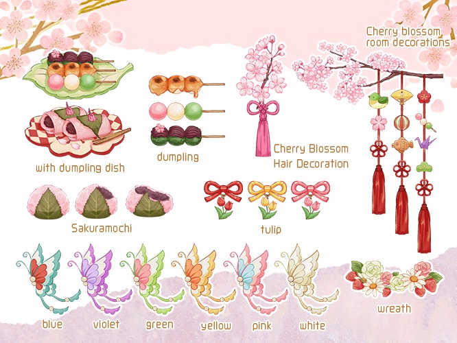 【Live2D&PNG】お花見日和