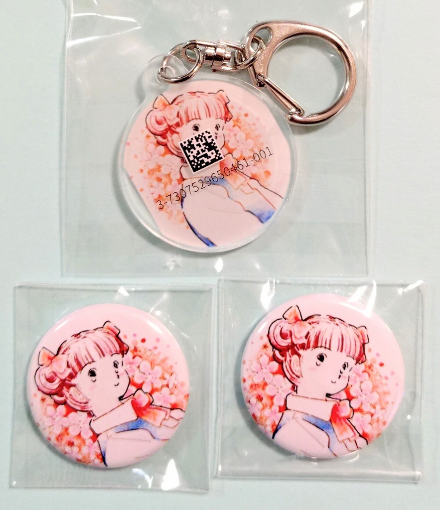 アクリルキーホルダー+マグネット2個(セット)