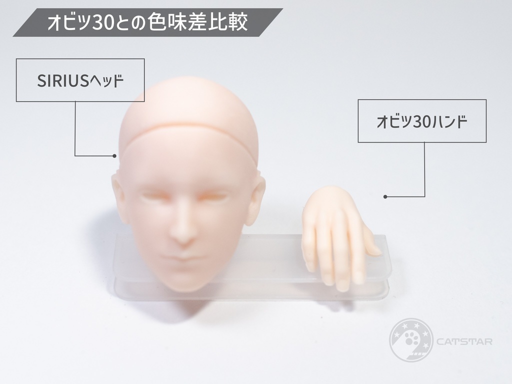 オビツ30対応 オリジナルドールヘッド【SIRIUSヘッド】