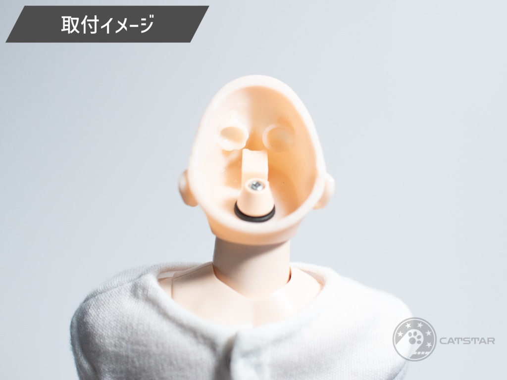 オビツ30対応 オリジナルドールヘッド【SIRIUSヘッドver.sleep】