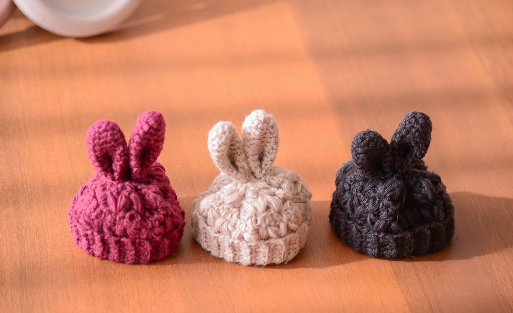 うさみみニット帽子