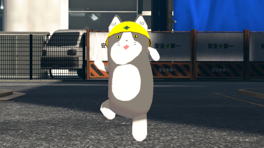 【無料】現場猫風テクスチャ【ネムレナイネコ専用】