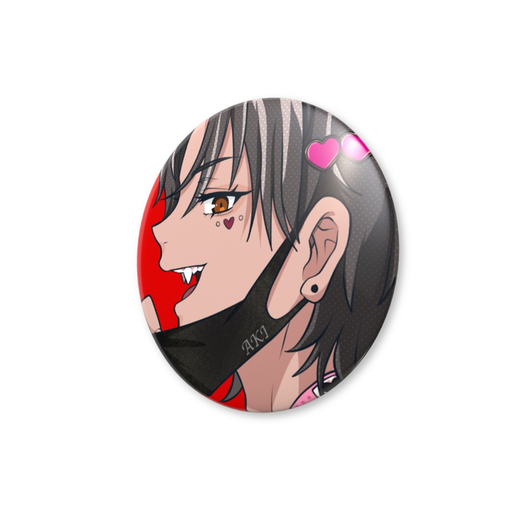 44mm缶バッジ/ヴァンパイア