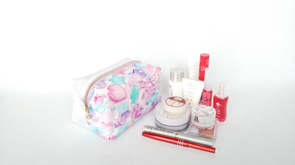 ゆめかわ♥️キラキラ⭐️キャラメルポーチ