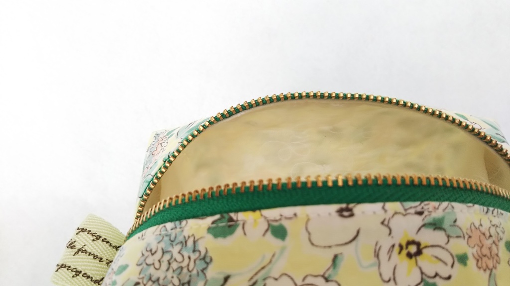 キャラメルポーチ(爽華花柄)