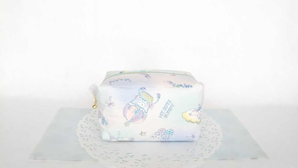 ゆめかわ❤︎キャラメルポーチ(気球に乗って)