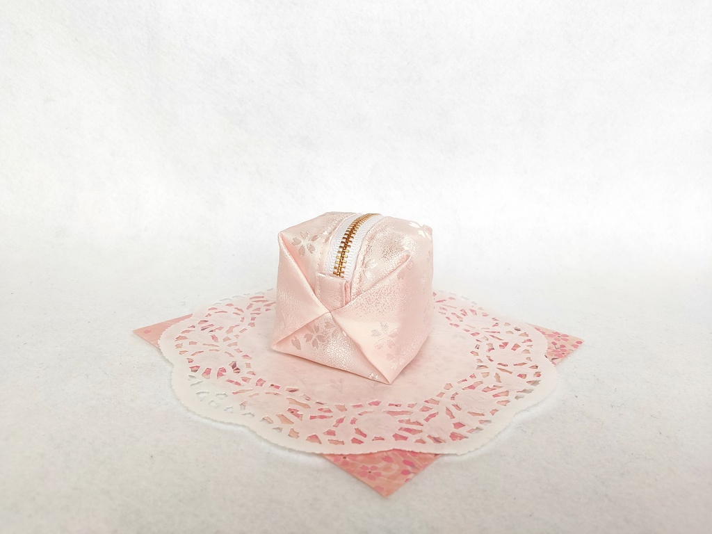 キラキラ☆ミニキャラメルポーチ(桜)