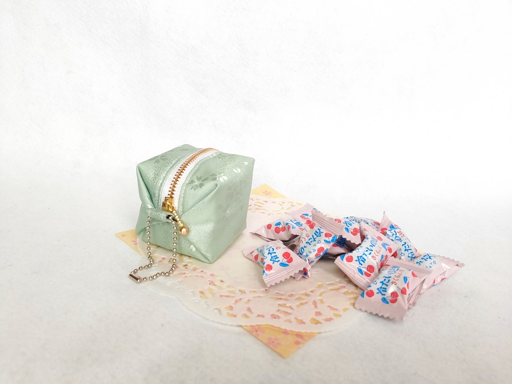 キラキラ☆ミニキャラメルポーチ(桜)