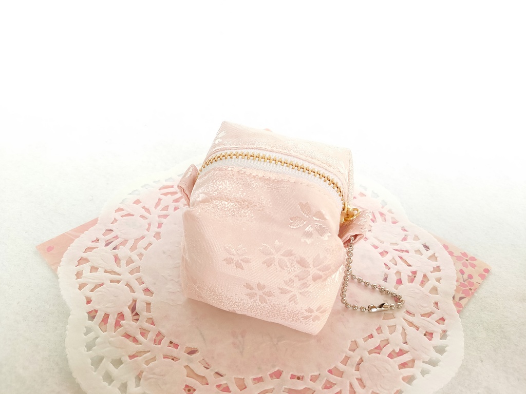 キラキラ☆ミニキャラメルポーチ(桜)