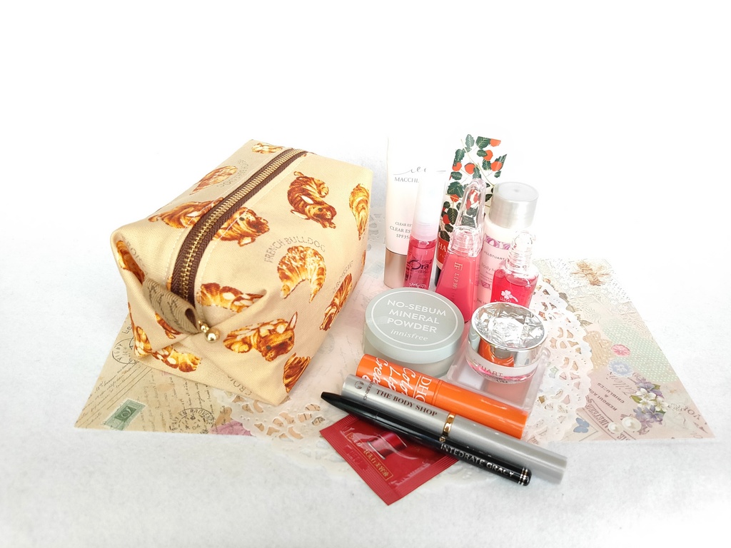 キャラメルポーチ(犬クロワッサン)