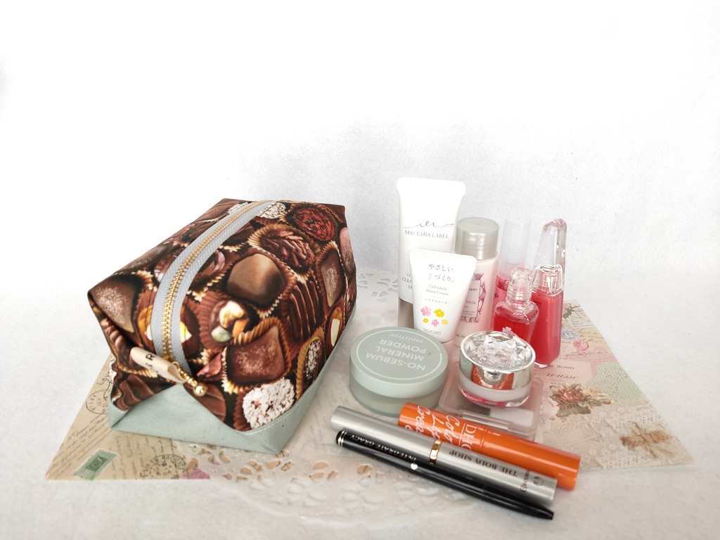 キャラメルポーチ(チョコレート・ミント)