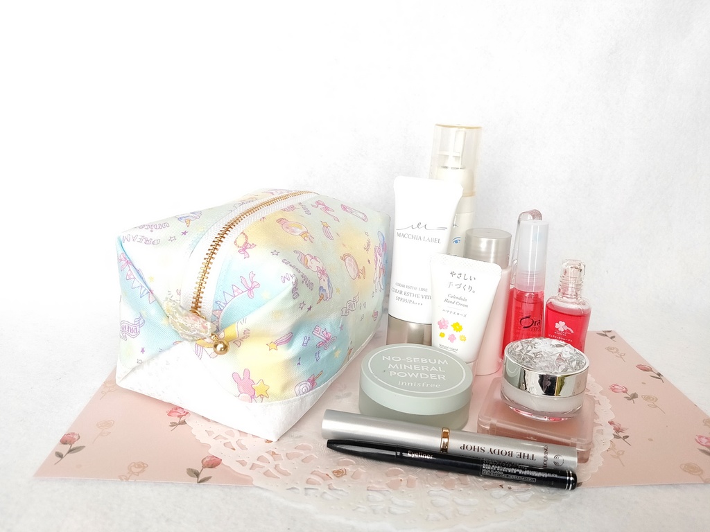 ゆめかわ❤︎キラキラ⭐キャラメルポーチ(おやすみユニコーン・ミント)