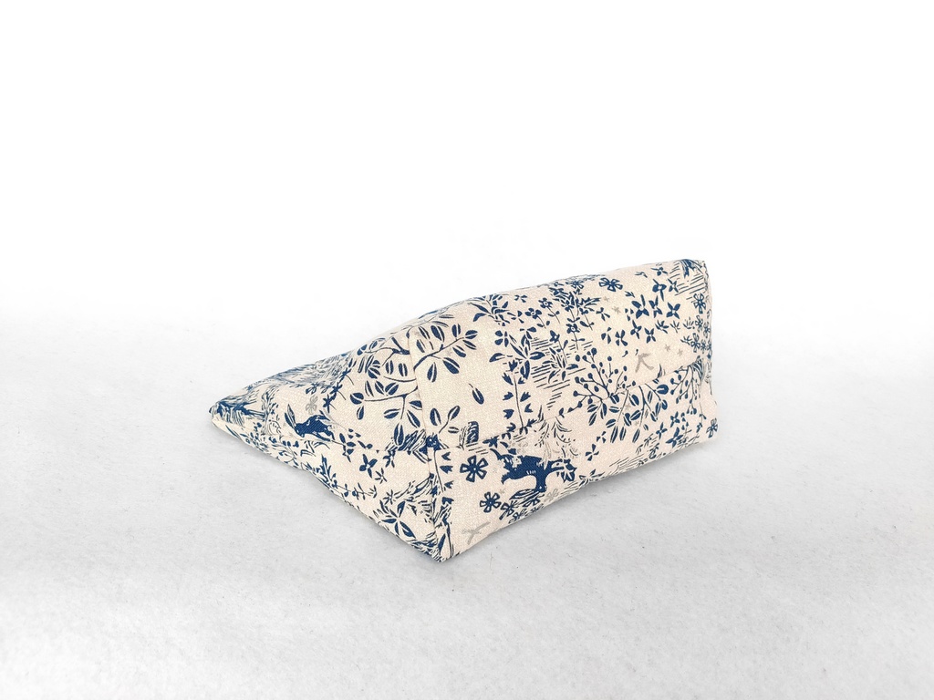 ファスナーポーチ(森の中・ホワイト)