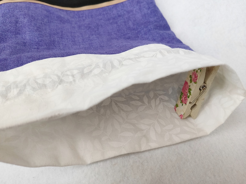 巾着・ミニポーチセット(パープル)