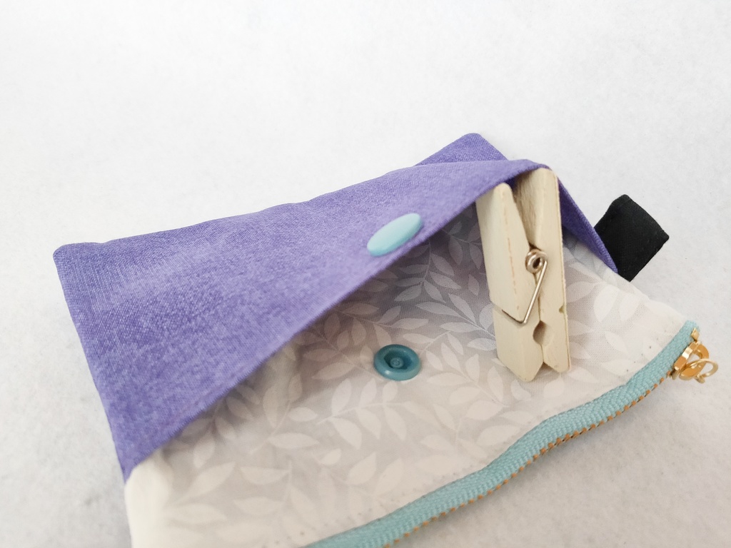 巾着・ミニポーチセット(パープル)