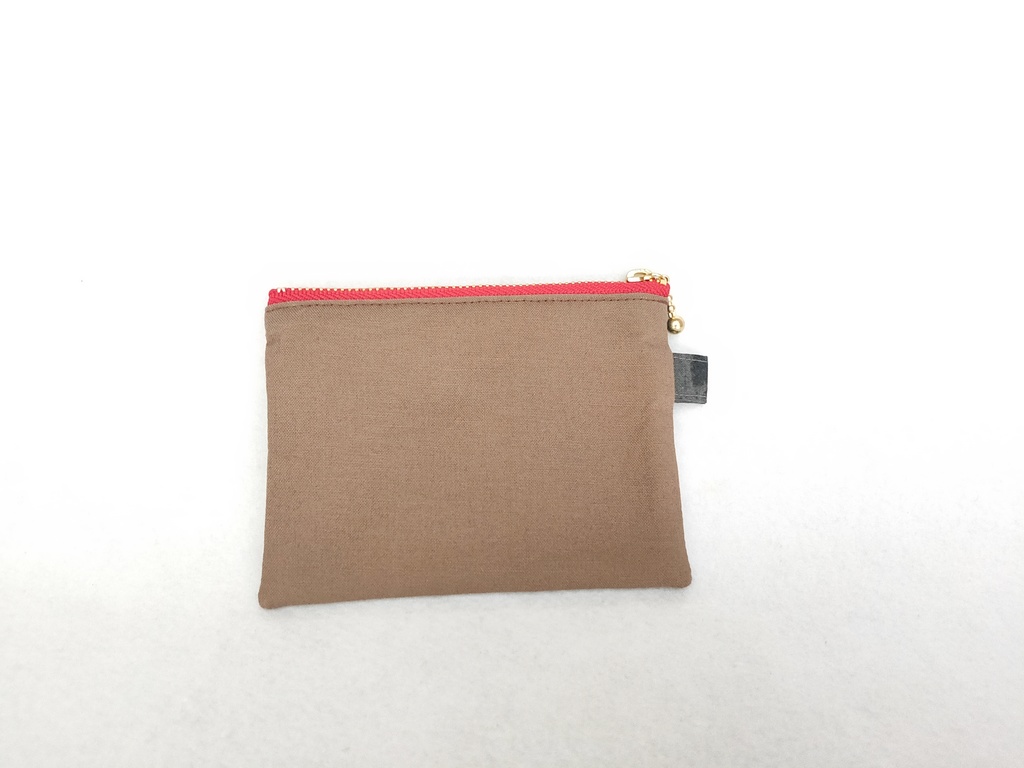 巾着・ミニポーチセット(ブルー&ピンク&ブラック)