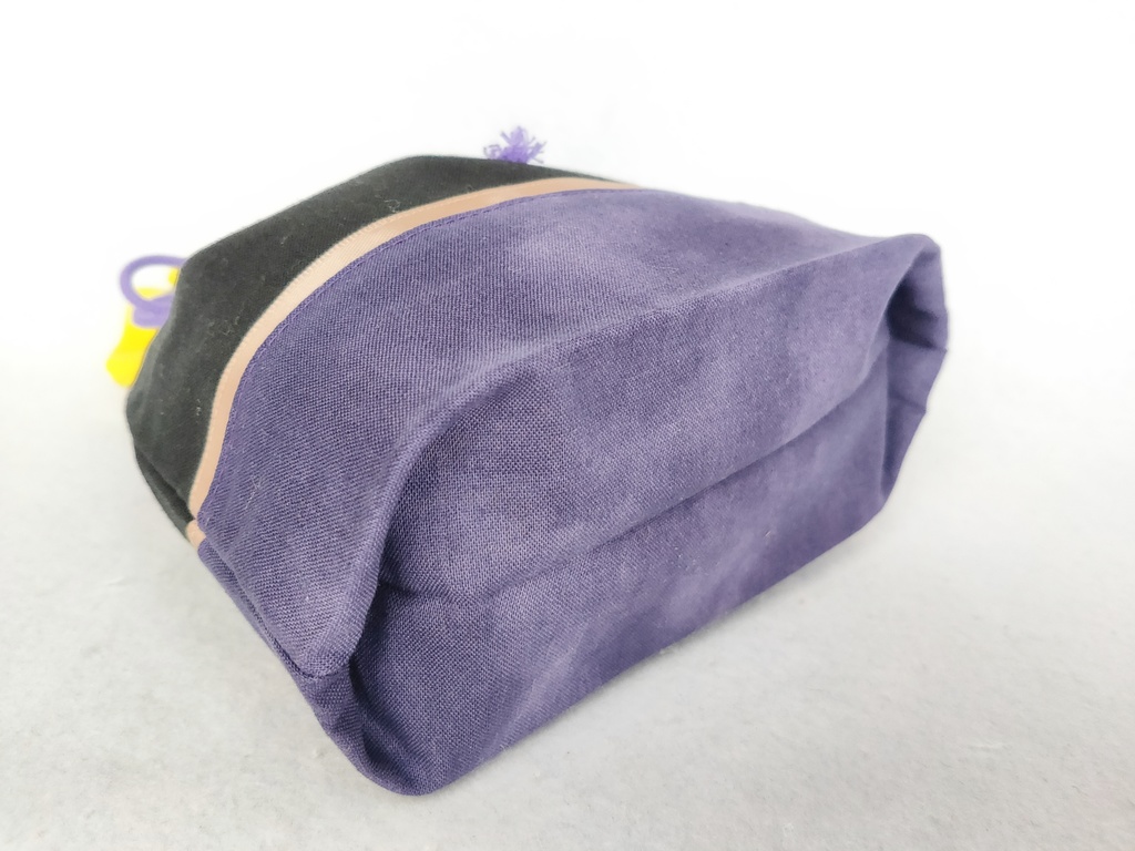 巾着・ミニポーチセット(ブラック&イエロー)