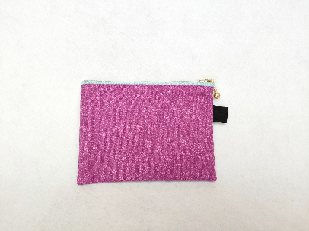 巾着・ミニポーチセット(レッドパープル)