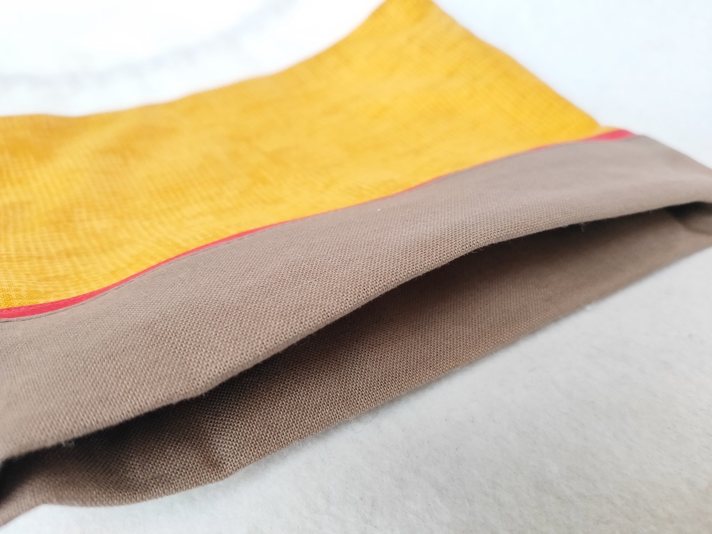 巾着・ミニポーチセット(イエロー)