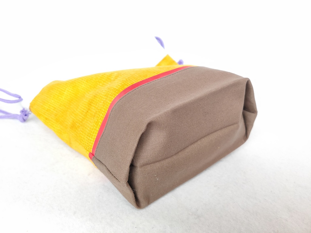 巾着・ミニポーチセット(イエロー)