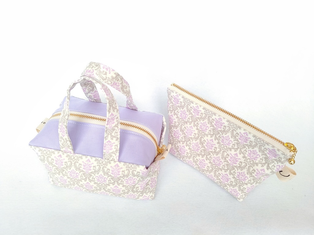 ポーチセット(ダマスク・パープル)