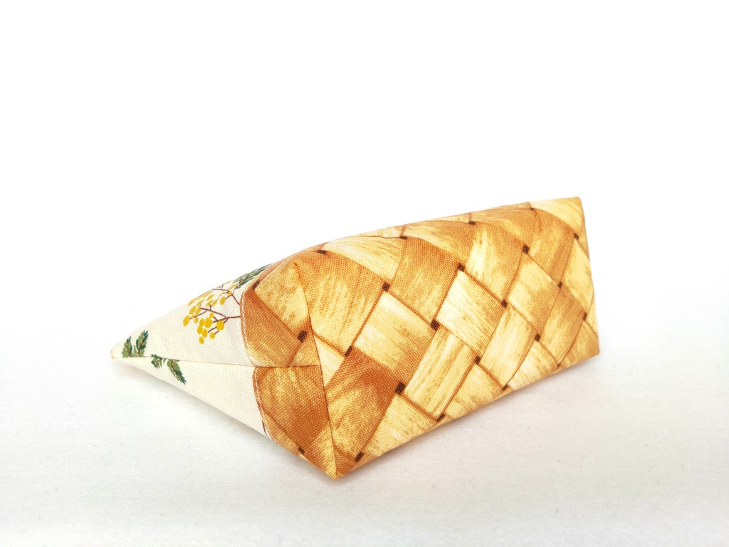 ファスナーポーチ(ミモザバスケット)