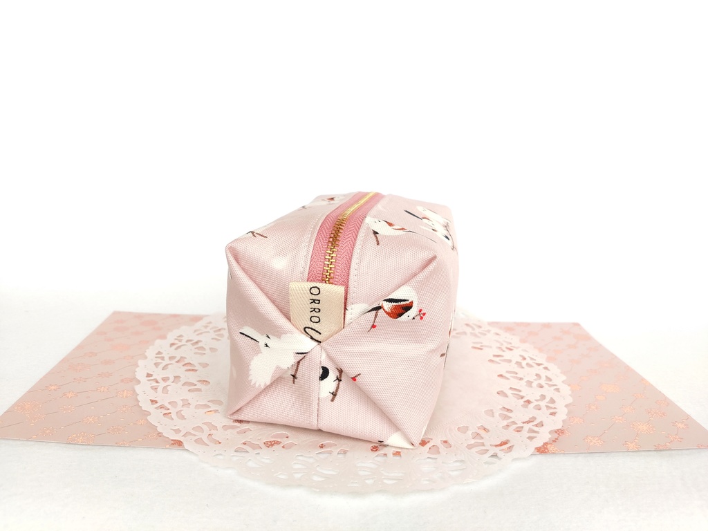 キャラメルポーチ(シマエナガ・パープル)