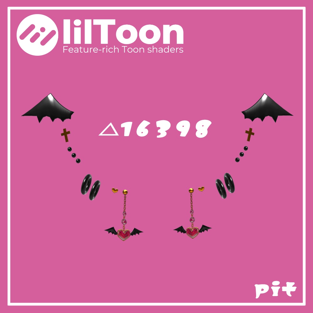 【Sio Manuka Shinra Selestia対応】Devil Earrings