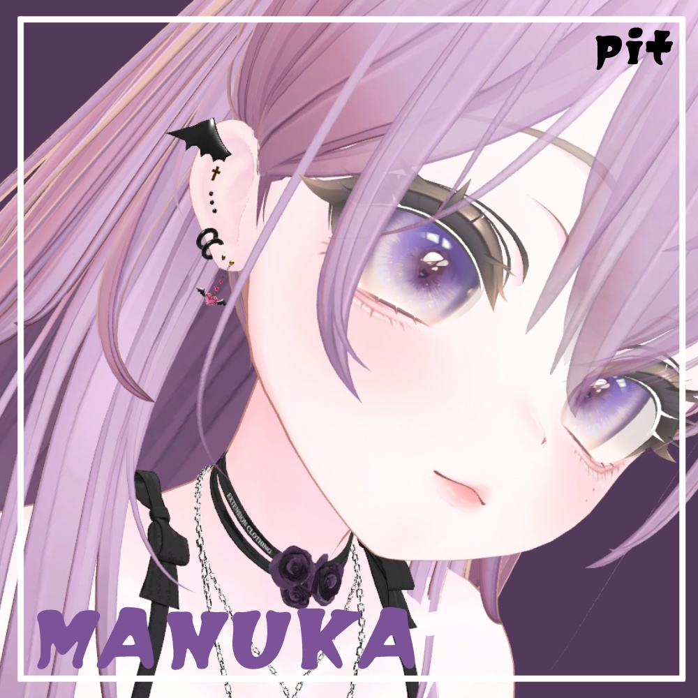 【Sio Manuka Shinra Selestia対応】Devil Earrings