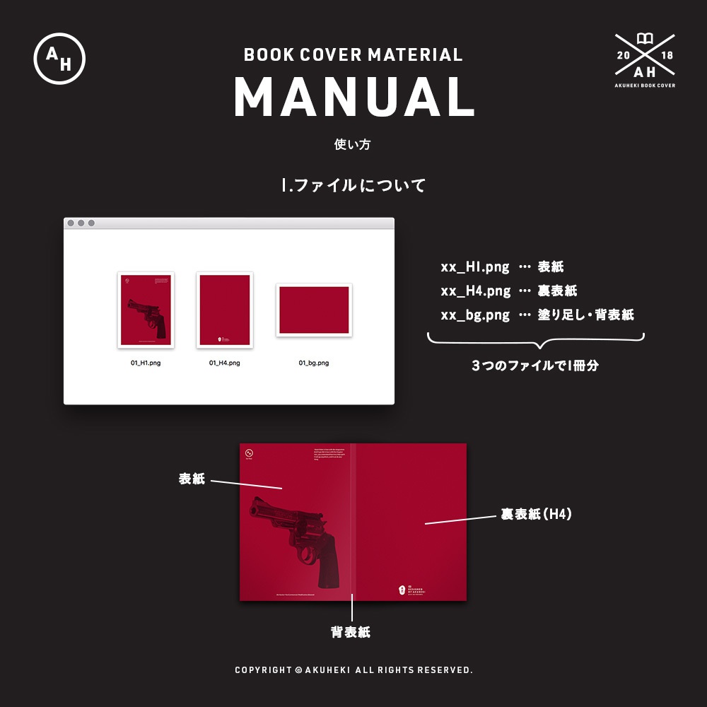 【お試し版】<20-200P幅対応> A4/A5/A6同人誌表紙素材 no.001 静物