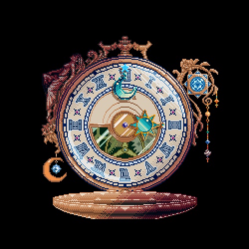 月と太陽の懐中時計【Android用ライブ壁紙】