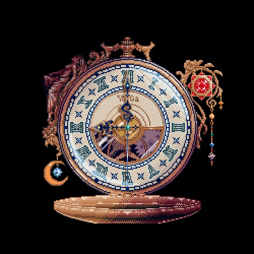 月と太陽の懐中時計【Android用ライブ壁紙】