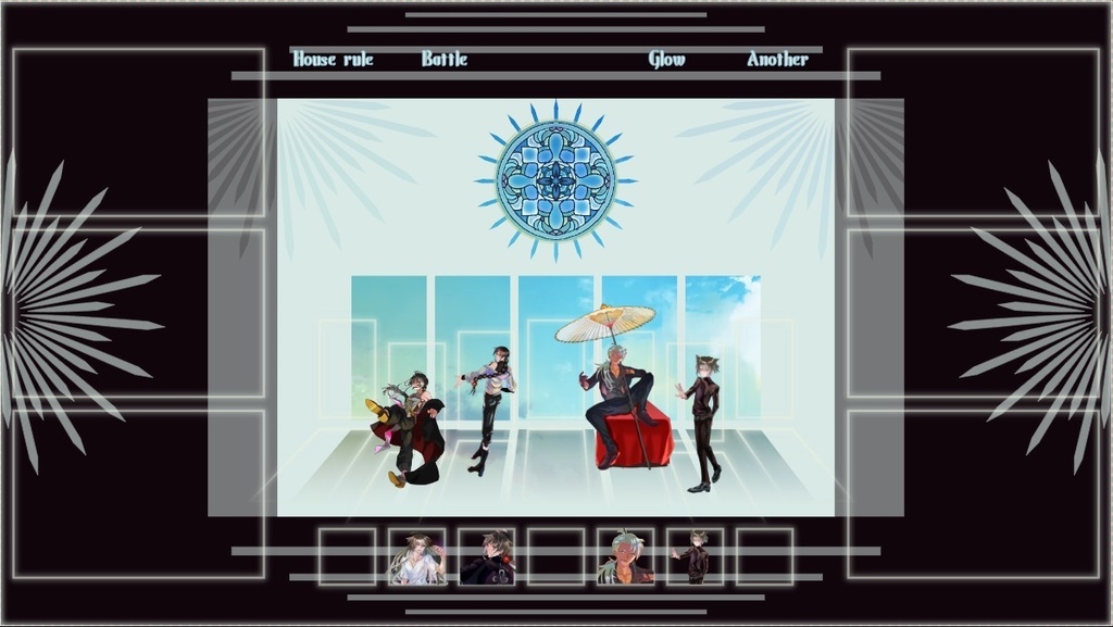 【動く】反射するお部屋素材+α【動く文字無料】