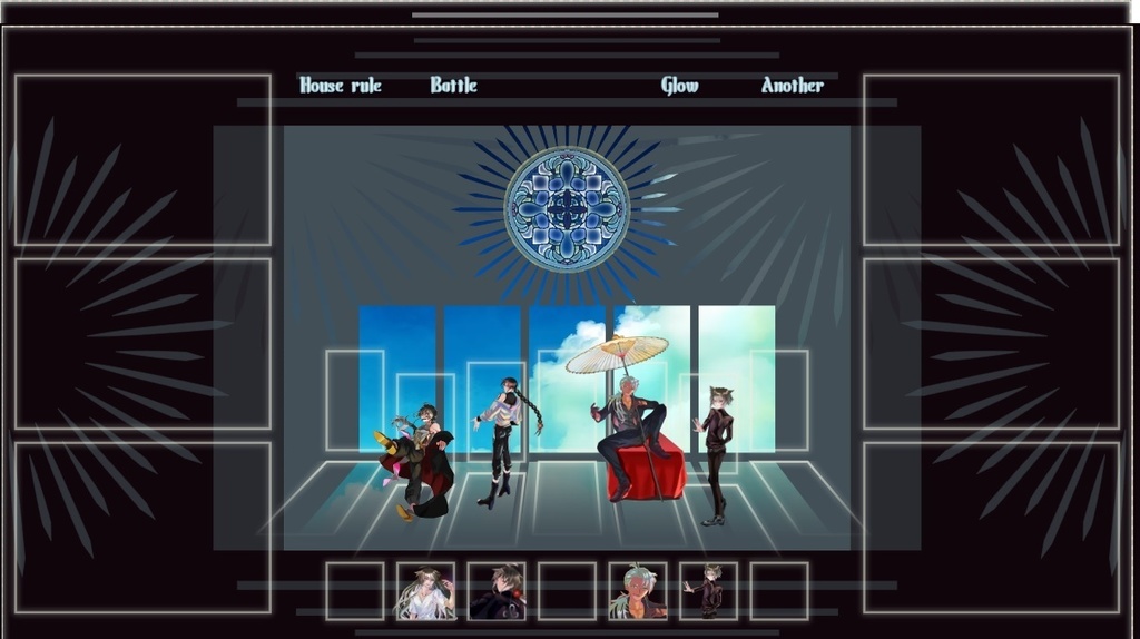 【動く】反射するお部屋素材+α【動く文字無料】