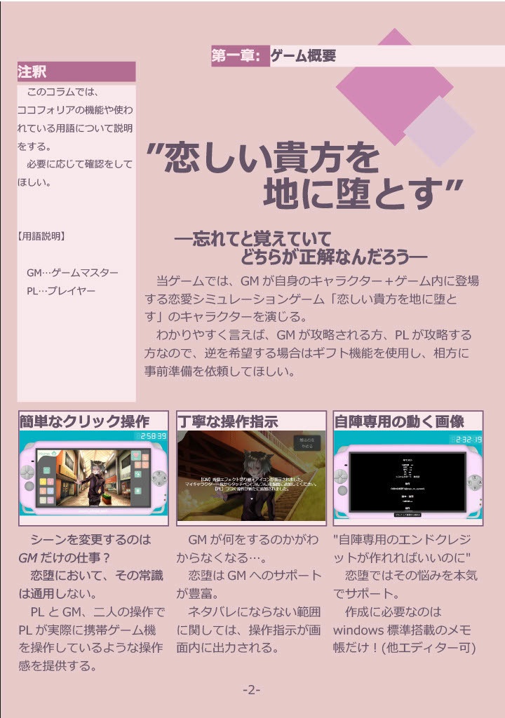 動く!うちよそ恋愛シミュレーション”恋しい貴方を地に堕とす”