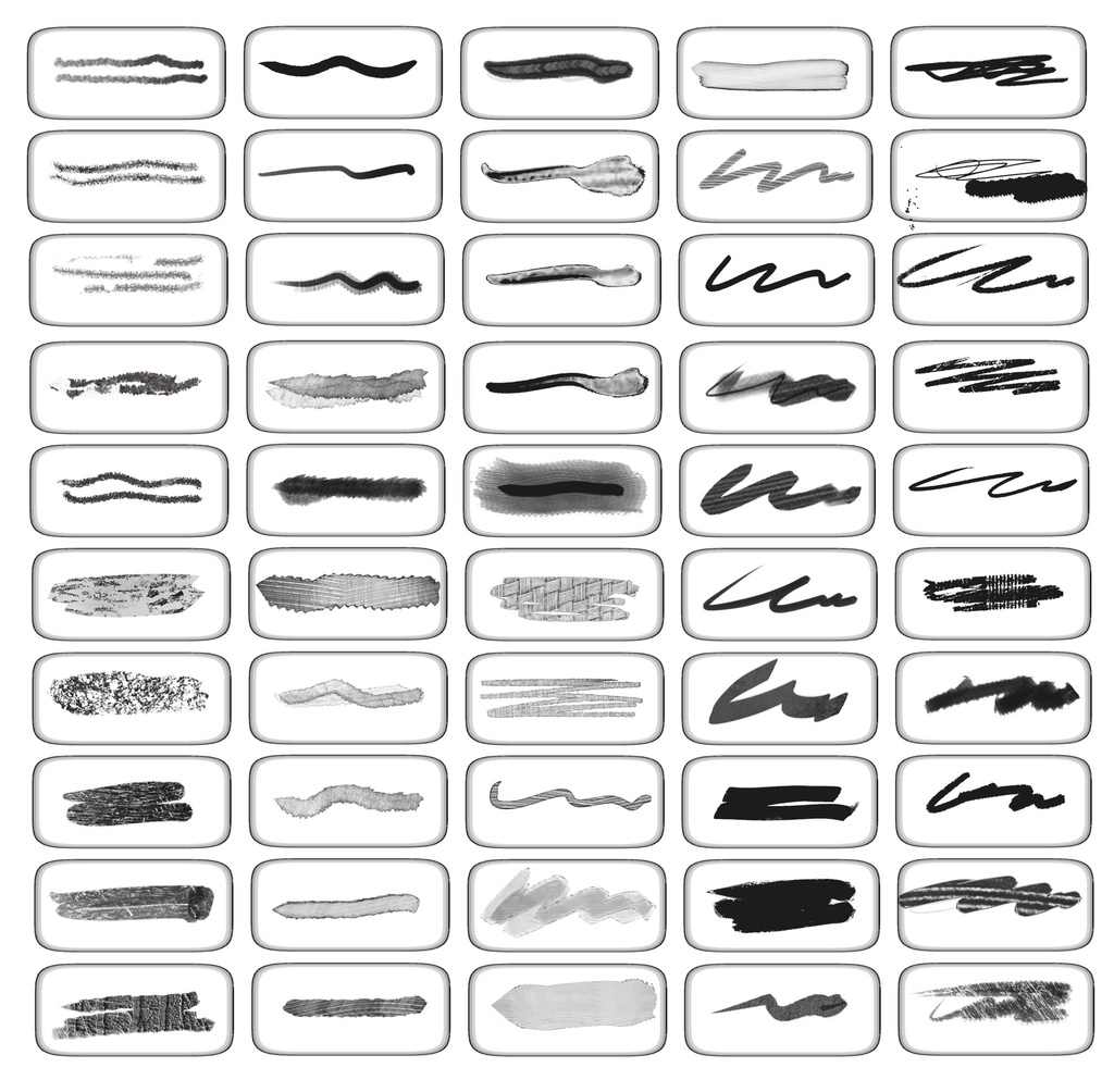 Procreateブラシ CG Garden 150本