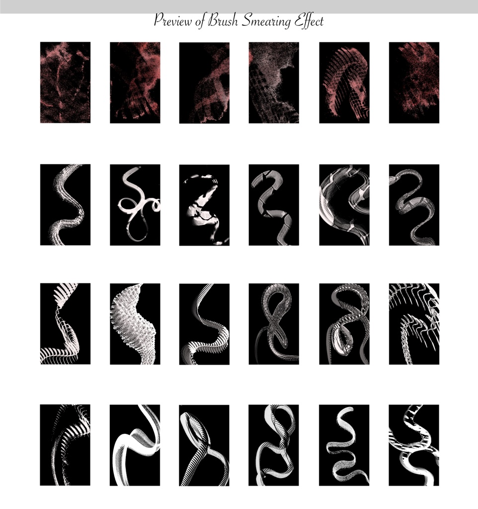 Procreateブラシ EXsnake 「蛇鱗ブラシシリーズ」50本