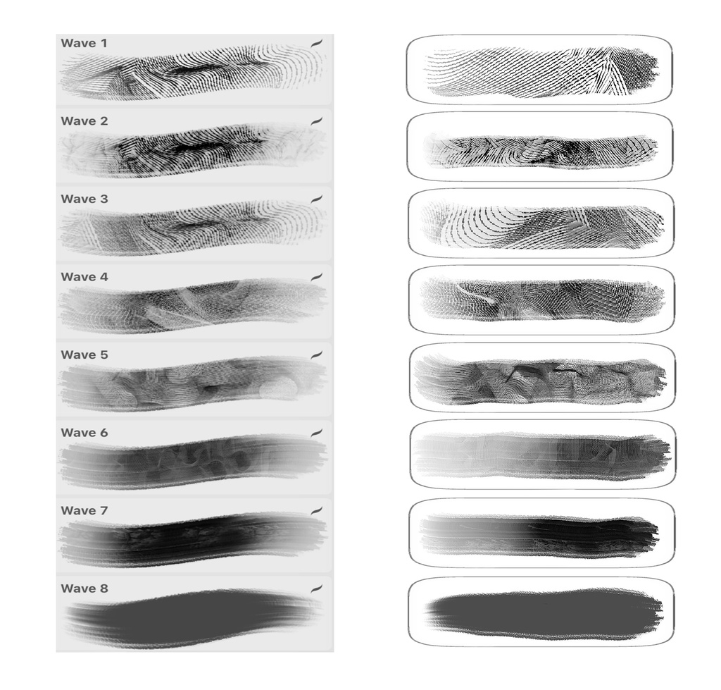 Procreateブラシ Texture2「質感ブラシ2」50本