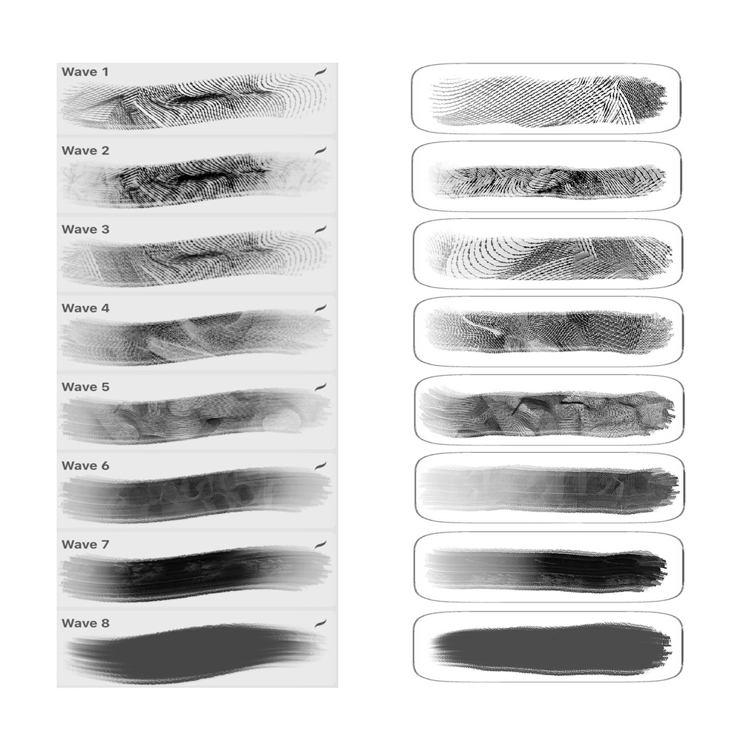 Procreateブラシ Texture2「質感ブラシ2」50本