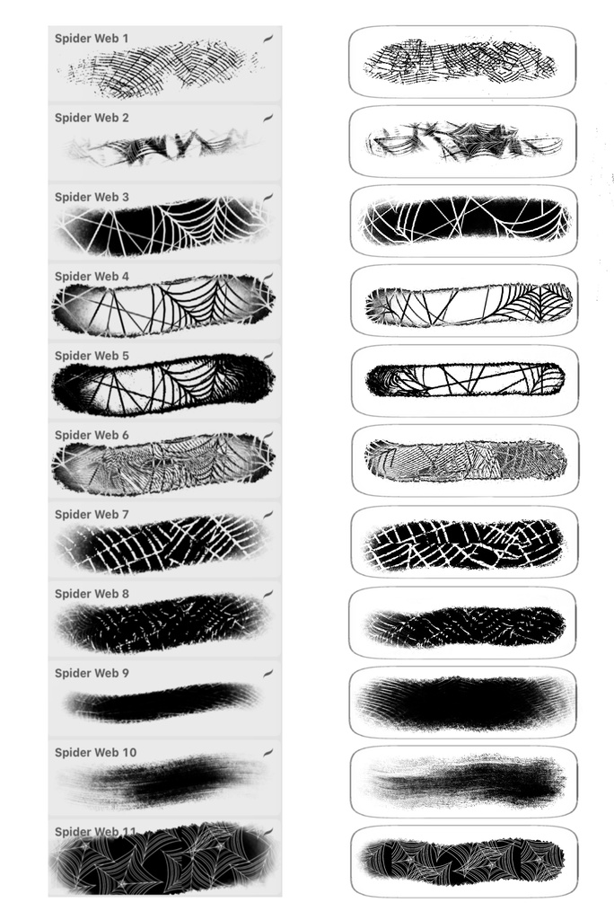 Procreateブラシ Texture2「質感ブラシ2」50本