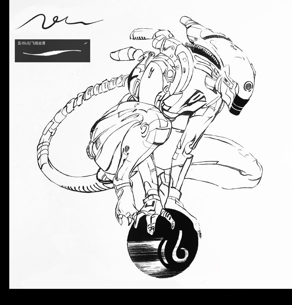 Procreateブラシ DAWN OF THE DEAD PEN 「リアルな万年筆をシミュレート」 50本