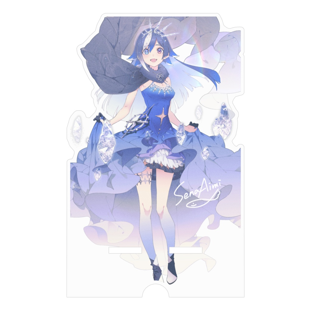 瀬名あいみ ‐氷の女王Ver.‐ アクリルスマホスタンド