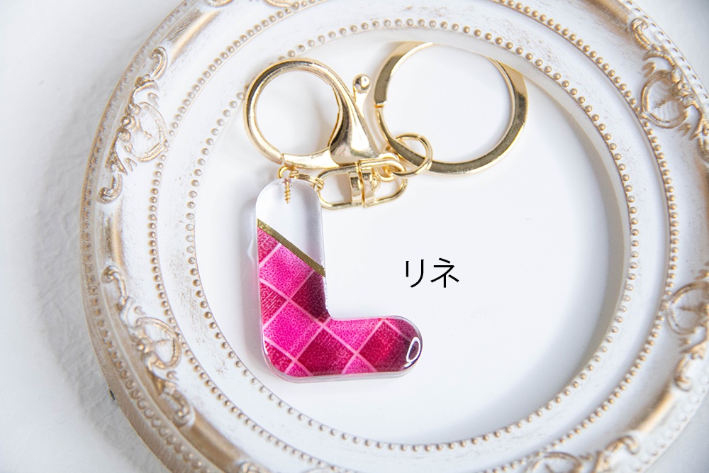 【原神:BOOTHのみ頒布】イニシャルキーホルダーシリーズ