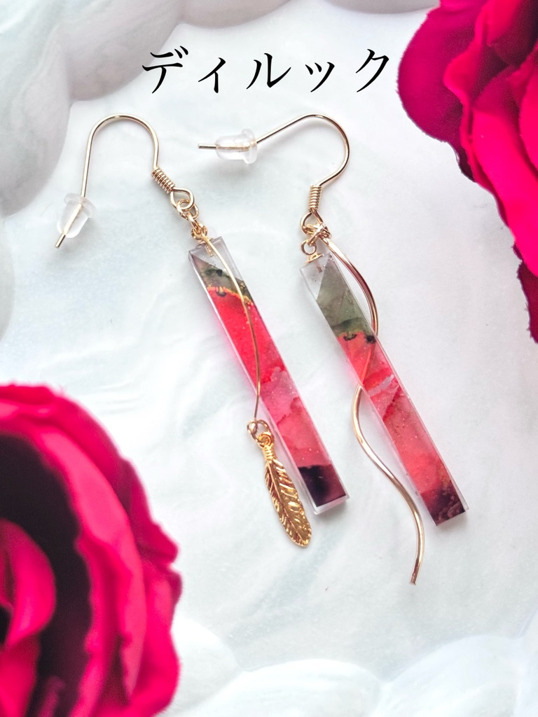 原神 アルコールインクアートシリーズ 耳飾り