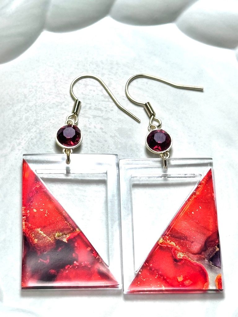 インクアート プレート 耳飾り