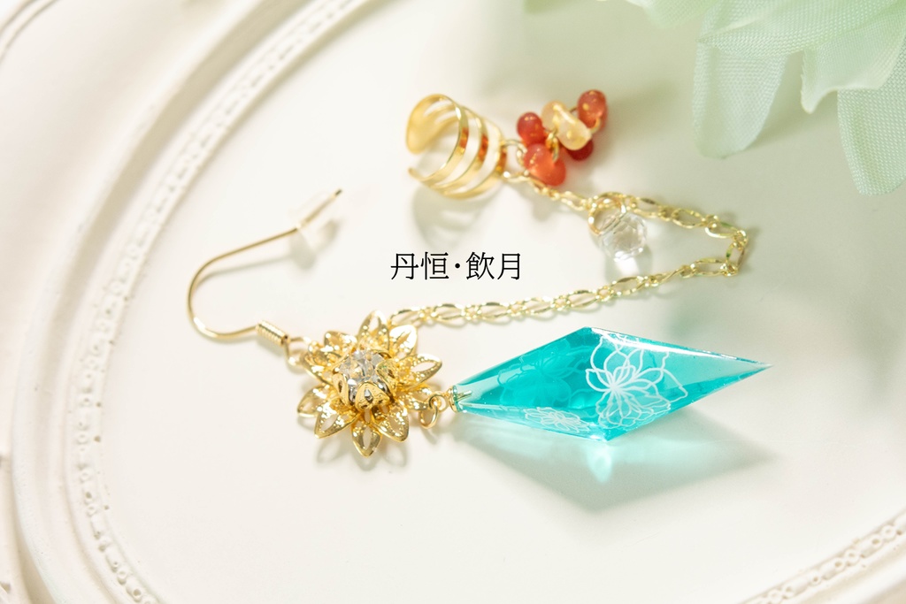 【崩スタ】ペンデュラムイヤカフ　イメージアクセサリー