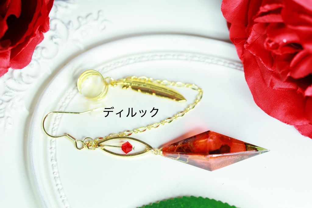 【原神】インクアート　ペンデュラムイヤカフ　イメージアクセサリー