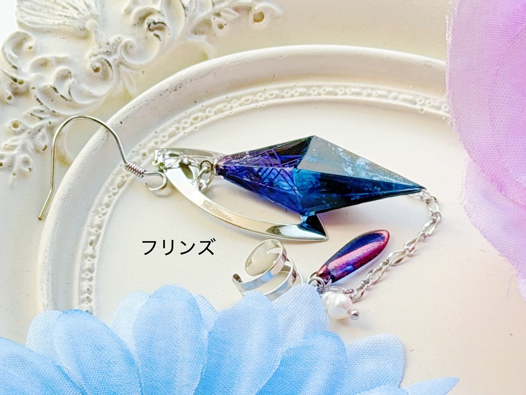 【原神】インクアート ペンデュラムイヤカフ イメージアクセサリー
