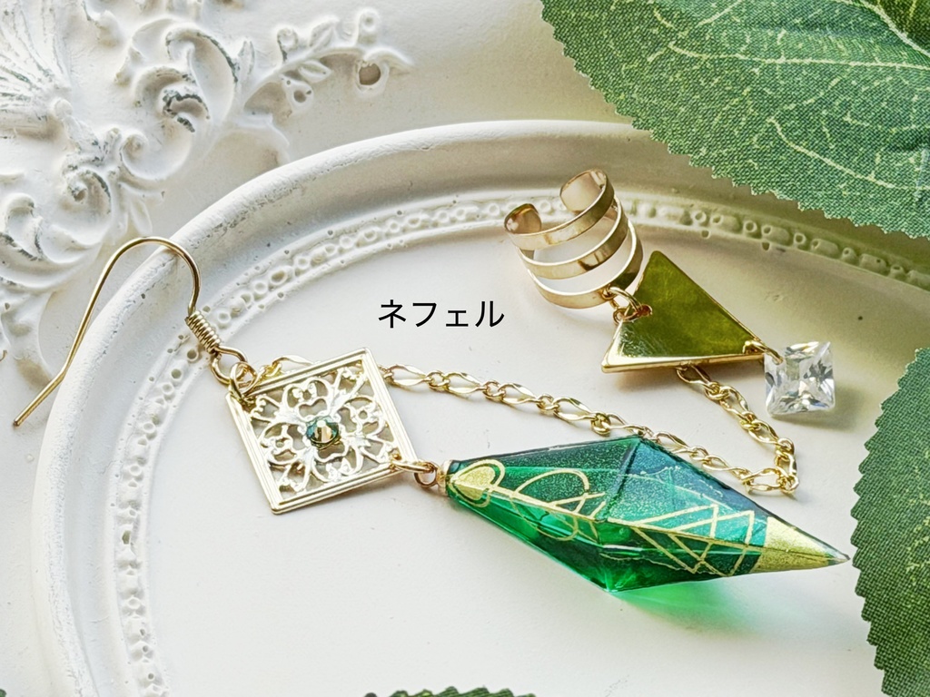 【原神】インクアート ペンデュラムイヤカフ イメージアクセサリー